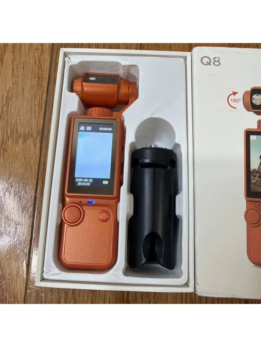 HD Action Camera for Outdoor Recording Compact Handheld Video Device -No SD Card